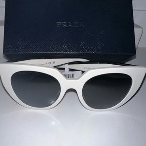 Two tone cat eye Prada sunglasses. Never worn